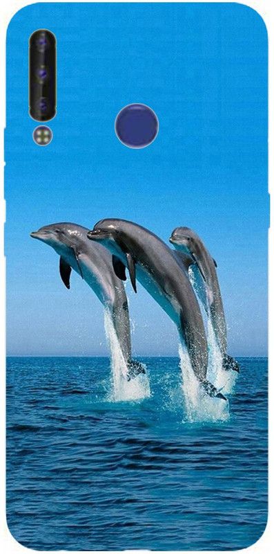 METOO Back Cover for Tecno LB8A,Dolphine Design Back Cover Print : 77  (Multicolor, Dual Protection, Silicon, Pack of: 1)