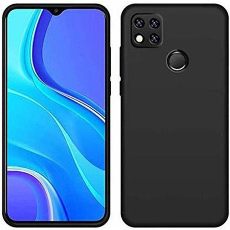 Stunny Back Cover for Poco c3, MI REDMI 9  (Black, Grip Case, Pack of: 1)