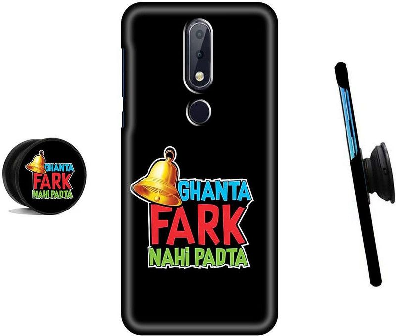 SPBR Back Cover for Nokia 6.1 Plus  (Multicolor, Cases with Holder)