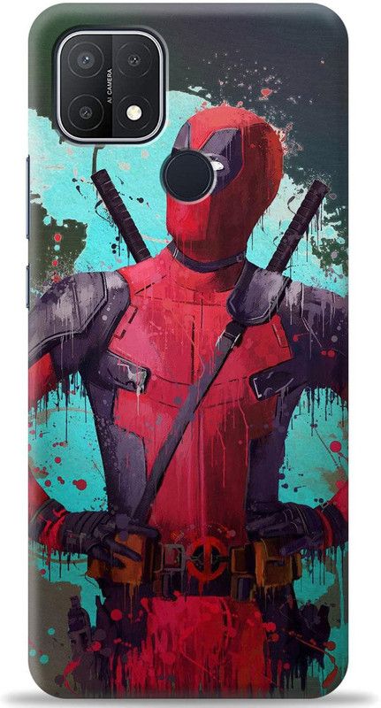 Swagr Back Cover for Oppo A15  (Red, Shock Proof, Pack of: 1)