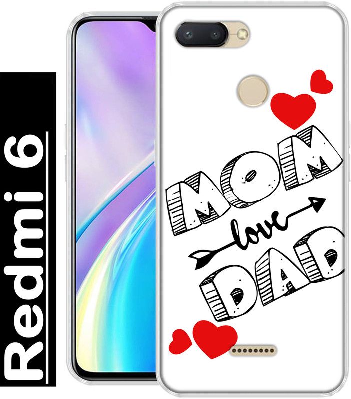 INDIALAND Back Cover for Mi Redmi 6  (Multicolor, Grip Case, Silicon, Pack of: 1)