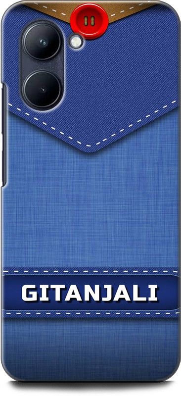 WallCraft Back Cover for Realme C33, RMX3624 GITANJAJI NAME, G LETTER, BLUE, JEANS, ALPHABET, DESIGN  (Multicolor, Dual Protection, Pack of: 1)