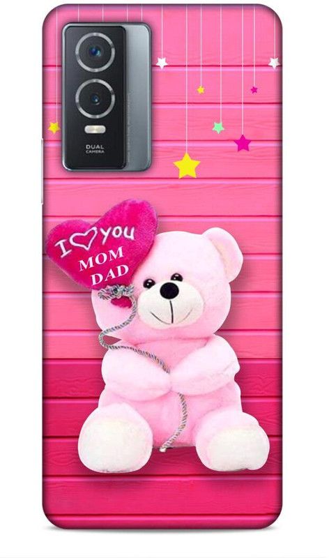 Jellybird Back Cover for Vivo Y76s  (Multicolor, 3D Case, Pack of: 1)