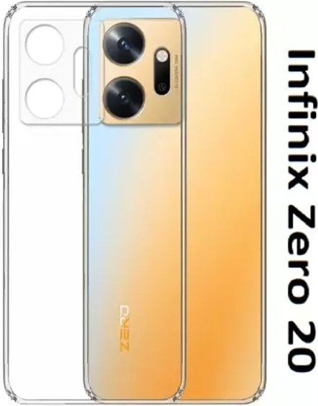 DSCASE Back Cover for Infinix Zero 20, Zero 20  (Transparent, Shock Proof, Silicon, Pack of: 1)