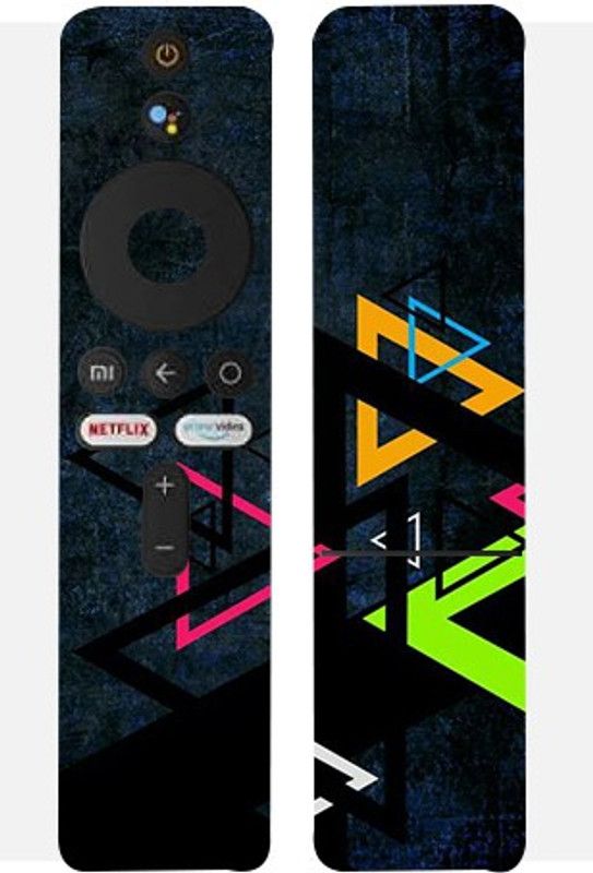 AsSkin Mi Smart LED Tv Remote Mobile Skin  (Ultra Super Color Triangle Skin With High Matte Finish..)