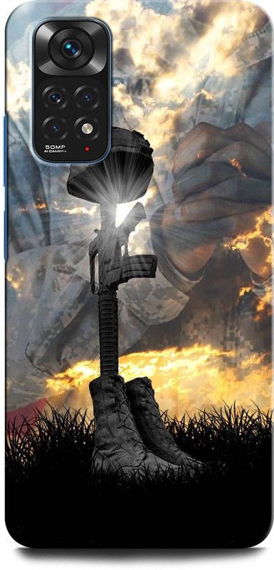 INTELLIZE Back Cover for Redmi Note 11S ARMY, TXTURE, ARMY UNIFORM, MILITARY, COMO, COMOFLAGE  (Multicolor, Hard Case, Pack of: 1)