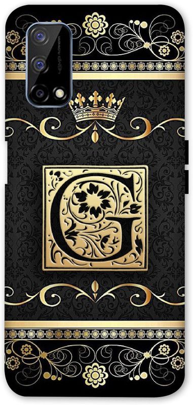 A1 Prints Back Cover for Realme Narzo 30 Pro  (Gold, Hard Case, Pack of: 1)