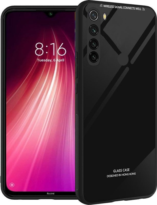 Wowcase Back Cover for Redmi Note 8, Redmi Note 8T  (Black, Grip Case, Pack of: 1)