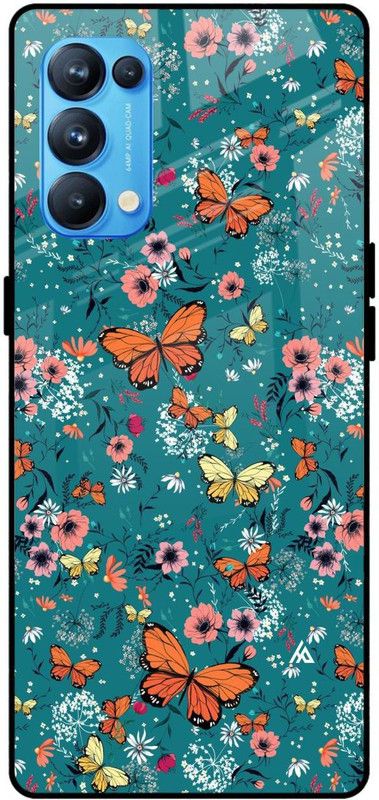 Hocopoco Back Cover for Oppo Reno5 Pro  (Multicolor, Grip Case, Silicon, Pack of: 1)