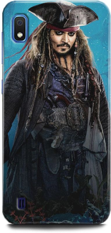 INDICRAFT Back Cover for Samsung Galaxy A10, jack sparrow, Printed  (Multicolor, Shock Proof, Pack of: 1)