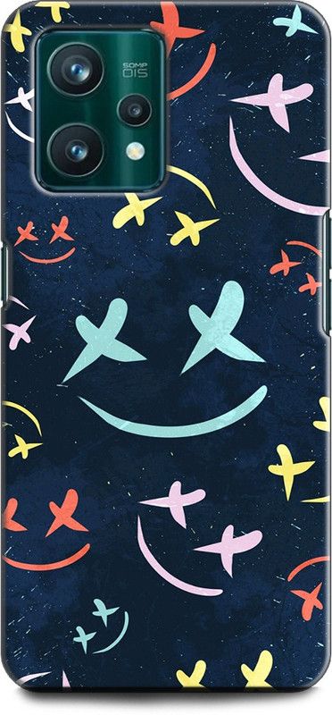 WallCraft Back Cover for Realme 9 Pro 5G, RMX3471 MARSHMELLO, DJ, EDM, MUSIC, SMILEY, FUNNY  (Multicolor, Dual Protection, Pack of: 1)