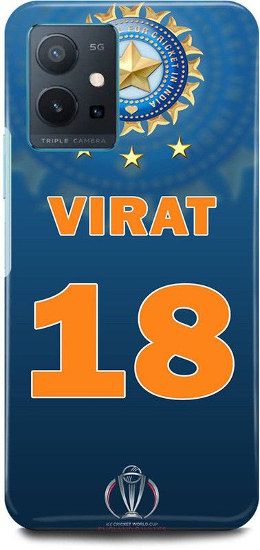 JUGGA Back Cover for OPPO A96, CPH2333, VIRAT, KOHLI, INDIAN, PLAYER, RCB  (Blue, Hard Case)
