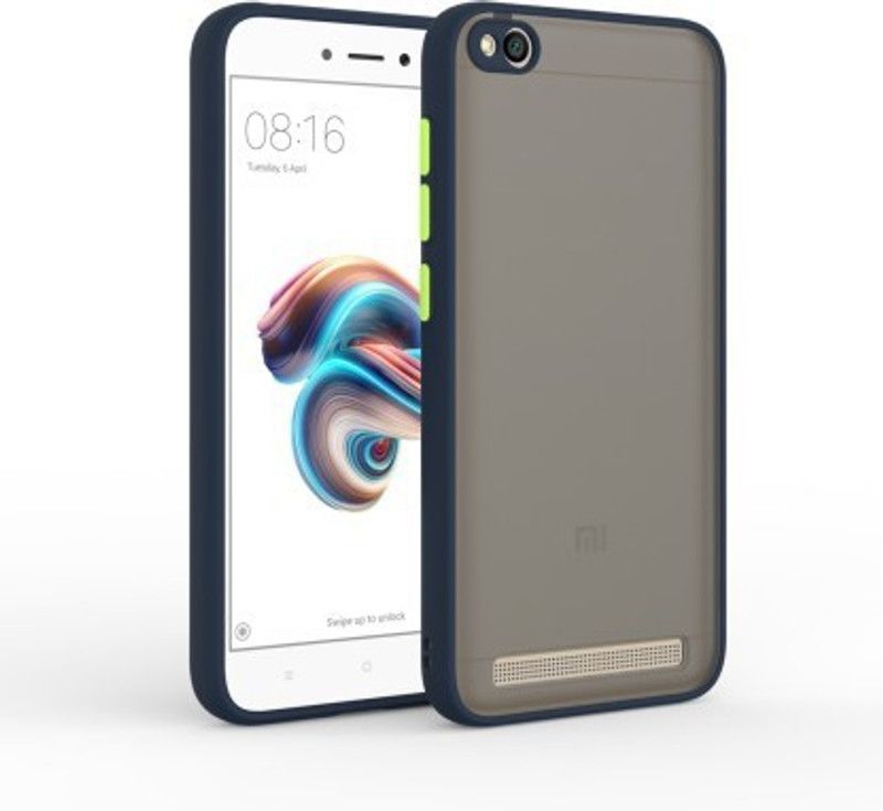 Cermarise Back Cover for Mi Redmi 5A  (Blue, Camera Bump Protector, Pack of: 1)