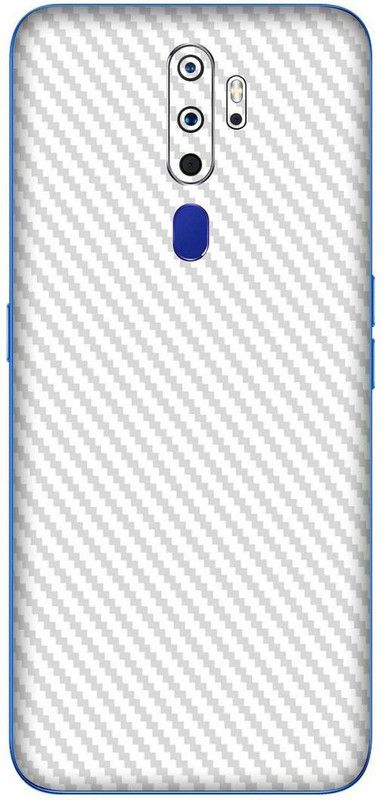 Enlinea Carbon Fiber Oppo A9 2020 Mobile Skin  (Mobile Back Skin (Pack of 2))