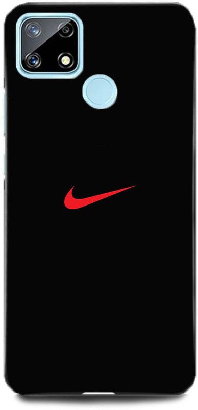 FUGGA Back Cover for realme C25  (Black, Hard Case, Pack of: 1)