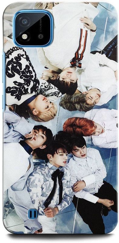 ORBIQE Back Cover for Realme C11 2021 RMX3231 BTS X ARMYJUNGSHOOK, KOREAN, HEARTBEAT, BTS, GIRL, SINGER  (Multicolor, Hard Case, Pack of: 1)