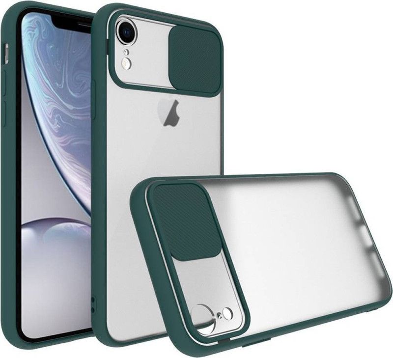 AOnes Back Cover for Apple iPhone XR  (Green, Cases with Holder, Pack of: 1)