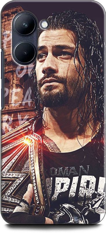 WallCraft Back Cover for Realme C33, RMX3624 ROMAN REIGNS, WWE, BODYBUILDER, WRESTLEMANIA  (Multicolor, Dual Protection, Pack of: 1)
