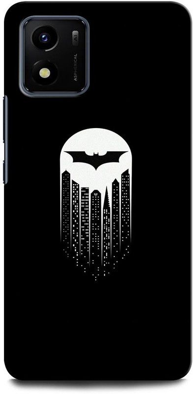 ORBIQE Back Cover for Vivo Y15s BATMAN, DARK KNIGHT, SUPERHERO, DC COMIC, BATMAN LOGO,  (Multicolor, Hard Case, Pack of: 1)