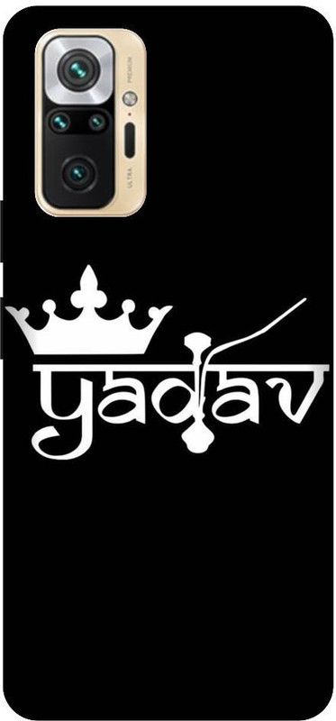 GRAFIQE Back Cover for REDMI Note 10 Pro M2101K6P YADAV, KING, BLACK  (Multicolor, Shock Proof, Pack of: 1)