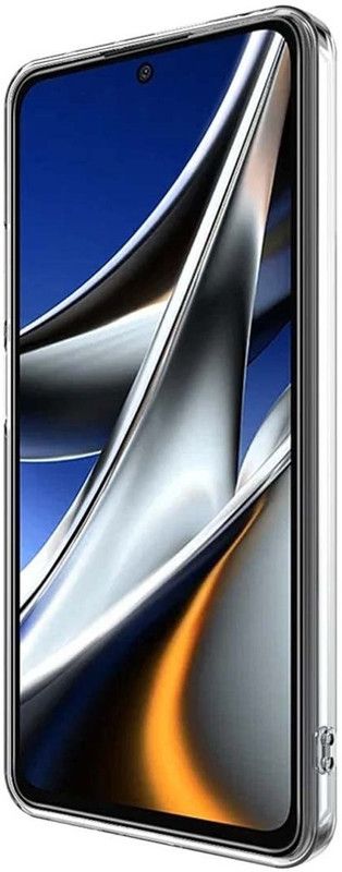 Phone Back Cover Front & Back Case for POCO X4 Pro 5G  (Transparent, White, Grip Case, Pack of: 1)