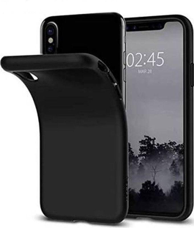 Mozo Back Cover for Asus Zenfone Max Pro M1  (Black, Silicon, Pack of: 1)