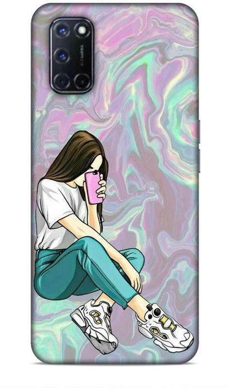 CLEOK Back Cover for Oppo A72  (Multicolor, 3D Case, Pack of: 1)
