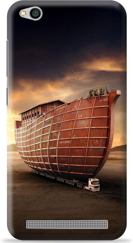 Loffar Back Cover for Mi Redmi 5A  (Brown, Shock Proof, Pack of: 1)