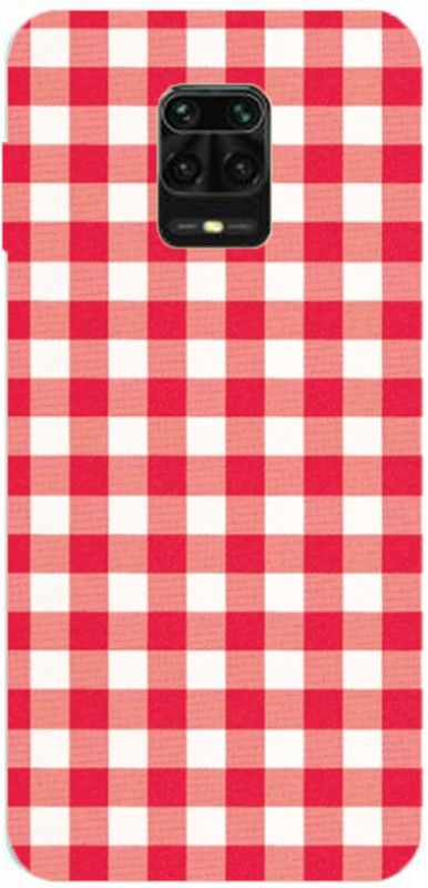 METOO Back Cover for Redmi Note 9 Pro / Redmi Note 9 Pro Max, Red & White, Print : 233  (Multicolor, Dual Protection, Silicon, Pack of: 1)