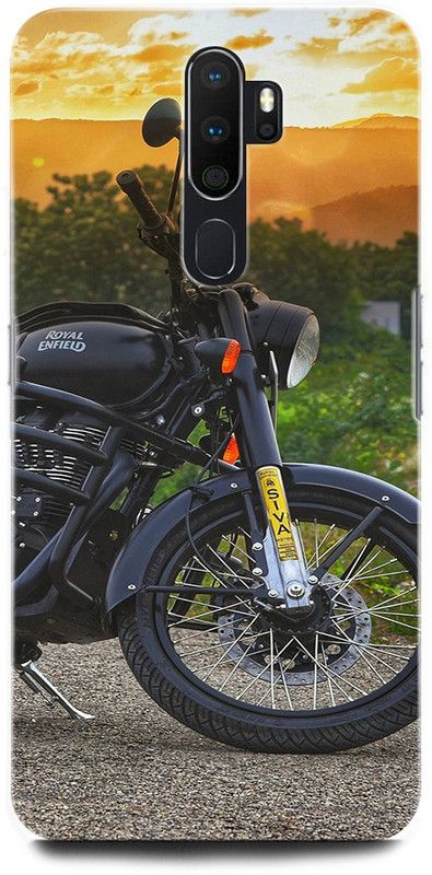 ORBIQE Back Cover for OPPO A5 2020 CPH1933 BIKE, BULLET, RIDE, RIDER, ROYAL ENFIELD  (Multicolor, Hard Case, Pack of: 1)