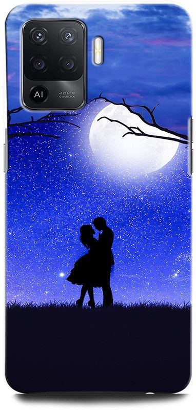 ORBIQE Back Cover for OPPO F19 Pro CPH2285 GIRL BOY LOVE, ANIME, SWEET COUPLE, TOGETHER, COUPLE HUG  (Multicolor, Hard Case, Pack of: 1)