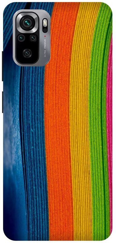 DIKRO Back Cover for REDMI Note 10S, MZB08PLIN, RAINBOW,ABSTRACT, ART, DESIGN  (Multicolor, Hard Case, Pack of: 1)