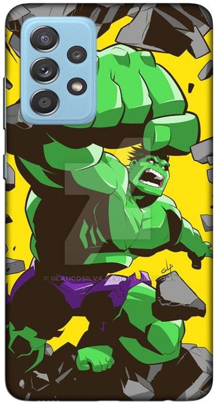 CROKIAN Back Cover for Samsung Galaxy A52s,Samsung Galaxy A52 Hulk Back Cover  (Green, Hard Case, Pack of: 1)