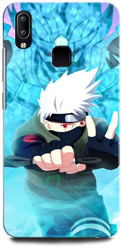 ORBIQE Back Cover for Vivo Y91 1811 KAKASHI, NARUTO, ANIME, NEON, SUPERHERO, NINJA, BLACK  (Multicolor, Hard Case, Pack of: 1)