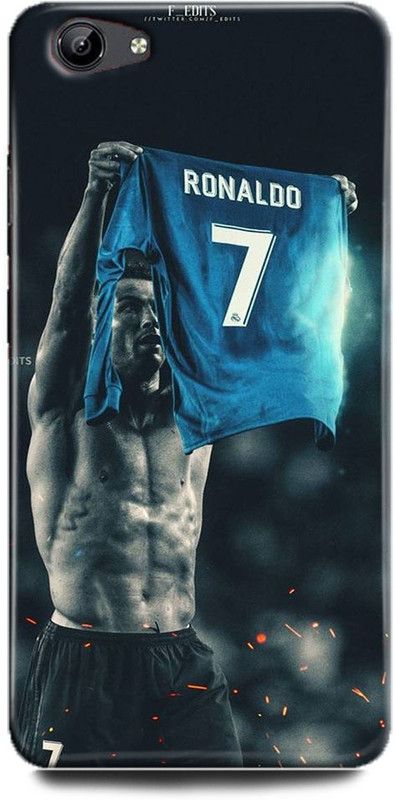 FIKORA Back Cover for Vivo Y71/1724 CRISTIANO RONALDO PRINTED  (Multicolor, Hard Case, Pack of: 1)