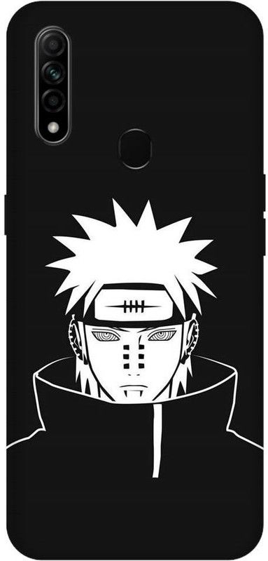 URCHIN Back Cover for Oppo A31 naruto, Naruto, Manga, Cartoon, Anime, animation, black and white, kakashi  (Multicolor, Shock Proof, Pack of: 1)