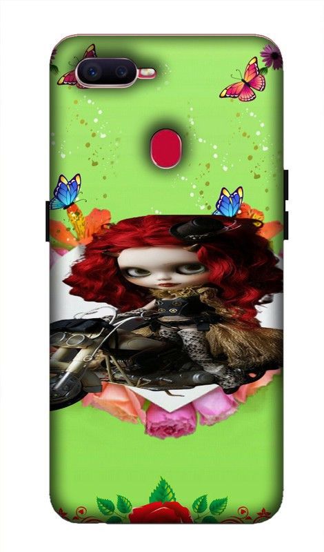 LUCKY MOBI.COM Back Cover for OPPO F9 PRO ( RADHA KRISHNA, GOD) PRINTED BACK COVER  (Multicolor, Waterproof, Pack of: 1)