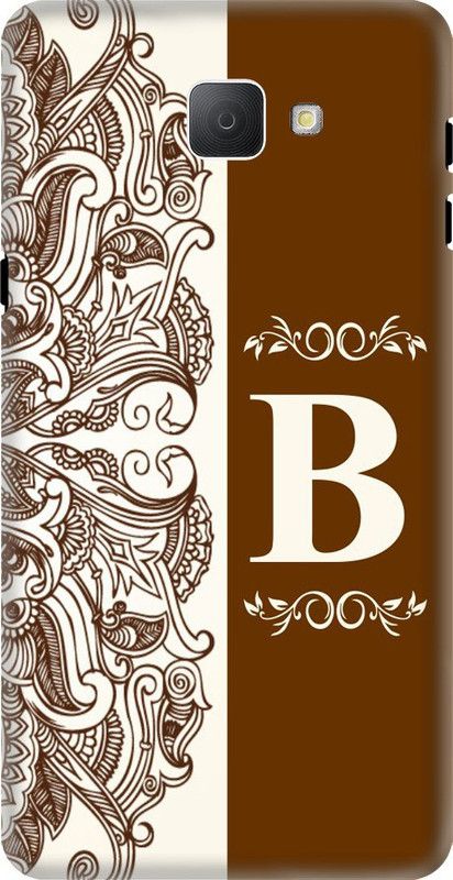 Coberta Case Back Cover for Samsung Galaxy ON MAX Back Cover Name Alphabet B Design Back Case For Samsung Galaxy ON MAX By Coberta  (Multicolor, Pack of: 1)
