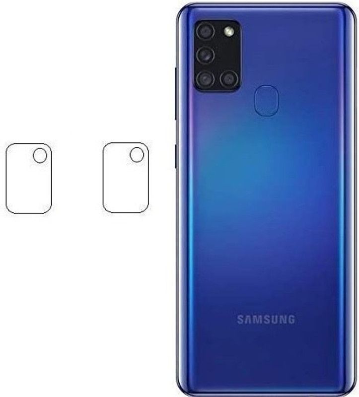 SHAKU Back Camera Lens Glass Protector for Samsung-Galaxy-A21s  (Pack of: 2)