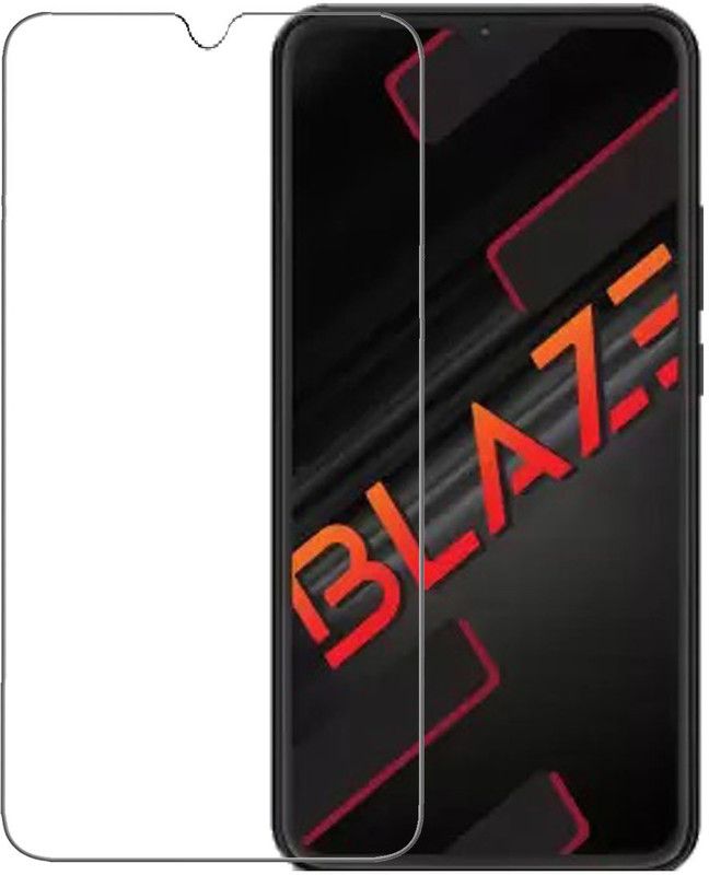 NKCASE Tempered Glass Guard for Lava Blaze  (Pack of 1)