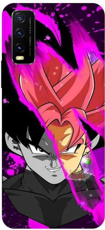 URCHIN Back Cover for Vivo Y20i goku, Dragon Ball Z, Cartoon, Anime, Kame Hame, Strong, Coku, Super Saiyan  (Multicolor, Shock Proof, Pack of: 1)