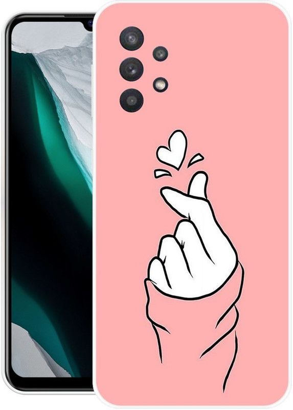 BLUEZAP Back Cover for Samsung Galaxy A32  (Pink, Grip Case, Silicon, Pack of: 1)
