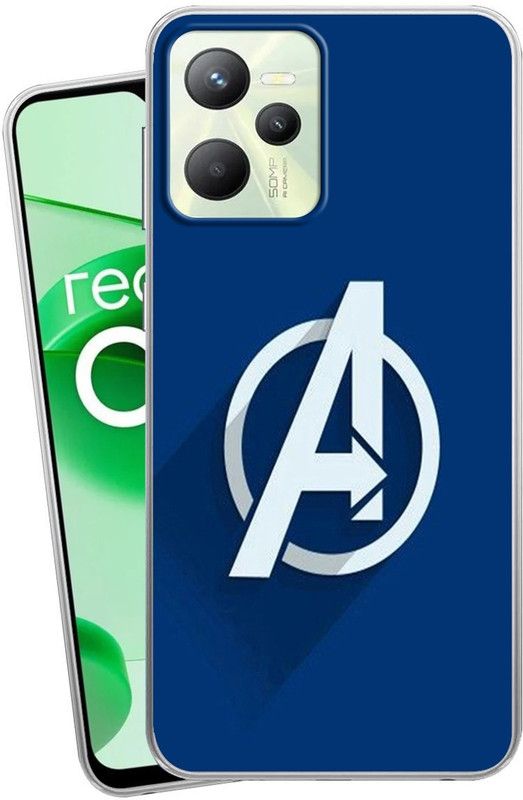 Mitvaa Back Cover for Oppo Realme C35  (Multicolor, Dual Protection, Silicon)