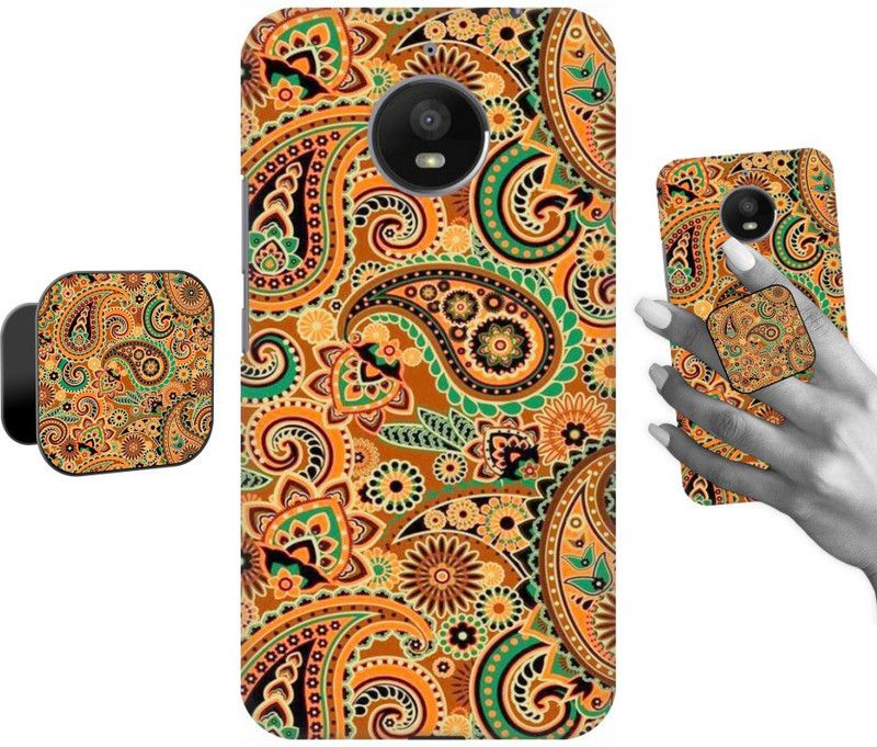 COBIERTAS Back Cover for Motorola Moto E4 Plus  (Multicolor, Cases with Holder, Pack of: 2)
