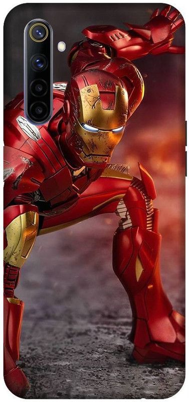 URCHIN Back Cover for Realme 6 Iron Man, Love You 3000, Superhero, Avengers,Tony Stark, comic  (Multicolor, Shock Proof, Pack of: 1)