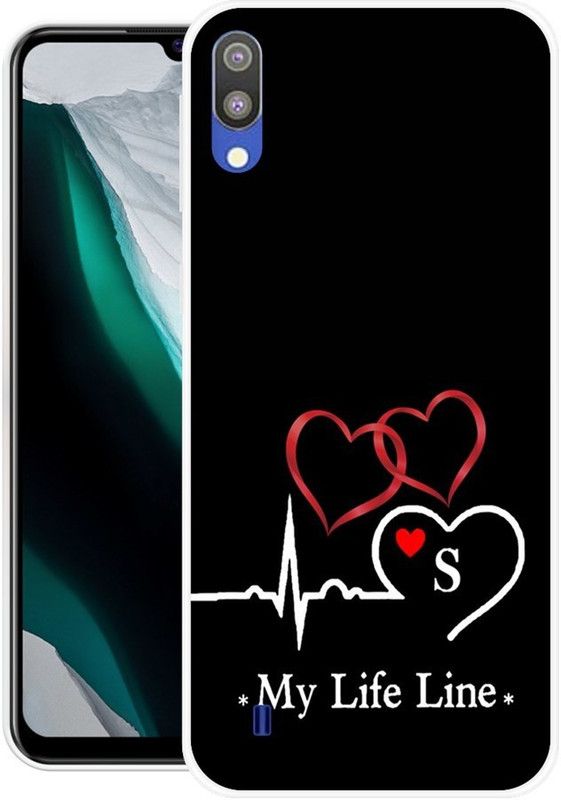 BLUEZAP Back Cover for Samsung Galaxy M01  (Black, White, Grip Case, Silicon, Pack of: 1)
