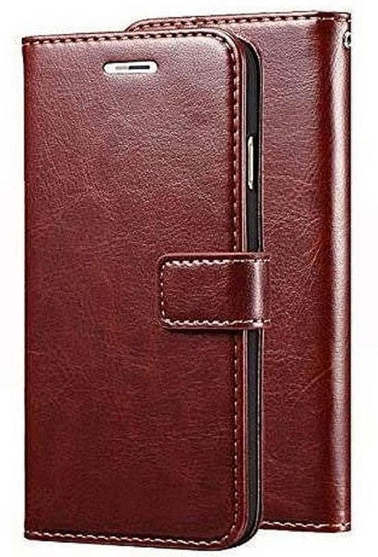 FlipEstore Flip Cover for Oppo A5 2020  (Brown, Pack of: 1)