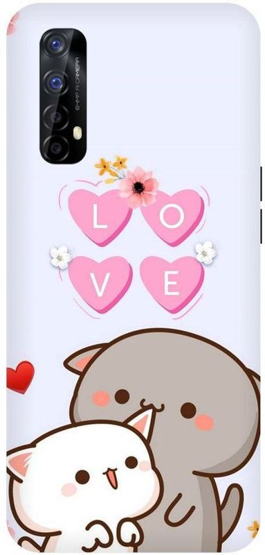 URCHIN Back Cover for Realme 7Cats, cute Cat, Love Cats, Love, Sweet, Cat  (Multicolor, Shock Proof, Pack of: 1)