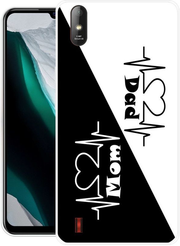 JAYFOX Back Cover for Lava Z1  (Multicolor, Silicon)