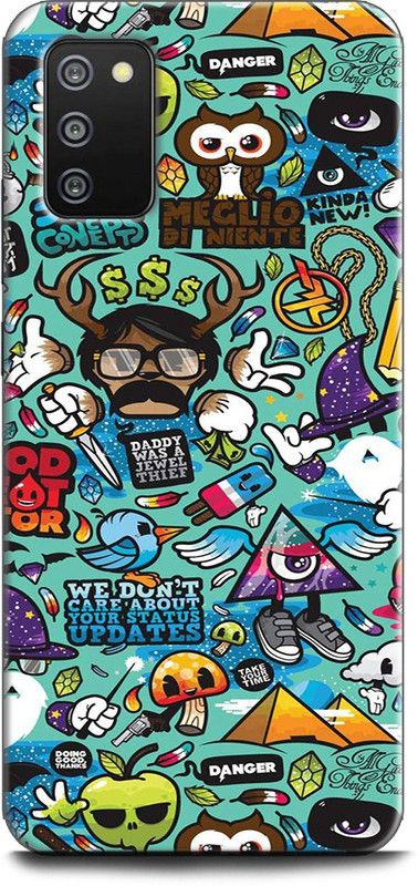 Afterglow Back Cover for SAMSUNG Galaxy F02s CARY LOGO, LOGO, RSTS, EHTES  (Multicolor, Shock Proof, Pack of: 1)